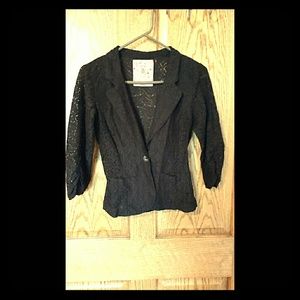 Lace blazer